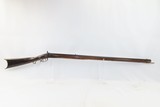 c1840s WABASH, INDIANA J.S. BURSON Long Rifle Full-Stock .36 MapleAntique Kentucky Style Rifle Made by a Quaker! - 2 of 21
