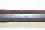 c1840s WABASH, INDIANA J.S. BURSON Long Rifle Full-Stock .36 MapleAntique Kentucky Style Rifle Made by a Quaker! - 11 of 21