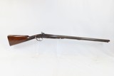 PRESTON, ENGLAND JAMES BURROW 12 Gauge SxS Percussion SHOTGUN BRITISH Antique DAMASCUS BARRELS, ENGRAVING, BLACK POWDER - 15 of 23