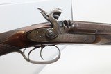 PRESTON, ENGLAND JAMES BURROW 12 Gauge SxS Percussion SHOTGUN BRITISH Antique DAMASCUS BARRELS, ENGRAVING, BLACK POWDER - 23 of 23