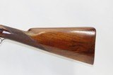 PRESTON, ENGLAND JAMES BURROW 12 Gauge SxS Percussion SHOTGUN BRITISH Antique DAMASCUS BARRELS, ENGRAVING, BLACK POWDER - 3 of 23
