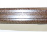 PRESTON, ENGLAND JAMES BURROW 12 Gauge SxS Percussion SHOTGUN BRITISH Antique DAMASCUS BARRELS, ENGRAVING, BLACK POWDER - 10 of 23