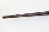 PRESTON, ENGLAND JAMES BURROW 12 Gauge SxS Percussion SHOTGUN BRITISH Antique DAMASCUS BARRELS, ENGRAVING, BLACK POWDER - 9 of 23