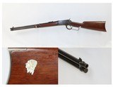 1925 mfr. WINCHESTER 1892 .44-40 WCFSaddle Ring Carbine Browning JMBC&R With Mother of Pearl Chief’s Head Detail - 1 of 21
