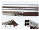 Civil War REMINGTON-ELLIOT Antique RING TRIGGER .32 RF PEPPERBOX PistolMid-Civil War circa 1863 4-Shot Deringer Pistol - 1 of 15