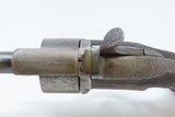RARE c1859 9.4mm DEVISME PARIS Single Action Revolver Civil War CSA Antique One of the Earliest Centerfire Cartridge Revolvers! - 8 of 20