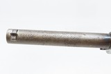 RARE c1859 9.4mm DEVISME PARIS Single Action Revolver Civil War CSA Antique One of the Earliest Centerfire Cartridge Revolvers! - 9 of 20