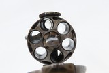 RARE c1859 9.4mm DEVISME PARIS Single Action Revolver Civil War CSA Antique One of the Earliest Centerfire Cartridge Revolvers! - 20 of 20