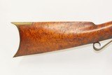 BIRDSEYE MAPLE c1850s REMINGTON GODDARD FRONTIER LONG RIFLE PIONEER Antique Short, Handy .42 Caliber Half-Stock - 2 of 17