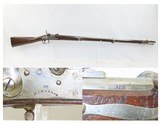 New Jersey MILITIA HEWES & PHILLIPS M1816 Rifled-Musket CIVIL WAR Antique One of the Most Thorough Conversions of Flintlock Arms - 1 of 21
