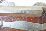 New Jersey MILITIA HEWES & PHILLIPS M1816 Rifled-Musket CIVIL WAR Antique One of the Most Thorough Conversions of Flintlock Arms - 2 of 21
