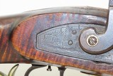 WHEELING, WEST VIRGINIA T. HUGHES FRONTIER LONG RIFLE Tiger Striped Maple .38 Caliber Full-Stock Pioneer Rifle - 6 of 20