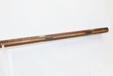 WHEELING, WEST VIRGINIA T. HUGHES FRONTIER LONG RIFLE Tiger Striped Maple .38 Caliber Full-Stock Pioneer Rifle - 10 of 20