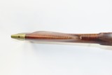 WHEELING, WEST VIRGINIA T. HUGHES FRONTIER LONG RIFLE Tiger Striped Maple .38 Caliber Full-Stock Pioneer Rifle - 12 of 20