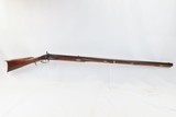 WHEELING, WEST VIRGINIA T. HUGHES FRONTIER LONG RIFLE Tiger Striped Maple .38 Caliber Full-Stock Pioneer Rifle - 2 of 20