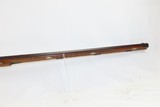 WHEELING, WEST VIRGINIA T. HUGHES FRONTIER LONG RIFLE Tiger Striped Maple .38 Caliber Full-Stock Pioneer Rifle - 5 of 20