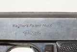 WORLD WAR II German WALTHER Model 8 Pistol .25 ACP 6.35mm C&R SELF DEFENSE Pistol Made Circa 1920-26 - 6 of 20