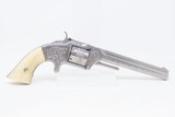 L. HOUSTON HARRISON ENGRAVED Antique SMITH & WESSON No. 2 OLD ARMY Gunmaker Rechambered from .32 TO .22 S, L, LR Rimfire! - 15 of 18