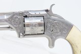 L. HOUSTON HARRISON ENGRAVED Antique SMITH & WESSON No. 2 OLD ARMY Gunmaker Rechambered from .32 TO .22 S, L, LR Rimfire! - 4 of 18