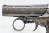 Post-Civil War REMINGTON-ELLIOT Antique RING TRIGGER .32 PEPPERBOX Pistol4-Shot Deringer Pistol with HARDWOOD GRIPS - 4 of 15