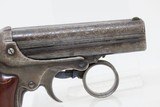 Post-Civil War REMINGTON-ELLIOT Antique RING TRIGGER .32 PEPPERBOX Pistol4-Shot Deringer Pistol with HARDWOOD GRIPS - 15 of 15