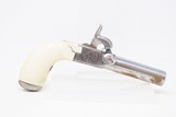 CASED BRACE of IVORY GRIPPED .44 Pistols Matched Pair Twins Belgium Antique FINE Mid-1800s Pistols with FOLDING TRIGGERS - 22 of 25