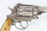 Very Nice VERO MONTENEGRINO Liege Proof 11.3mm ALDER’S PATENT Revolver C&RFINE Gasser Style Revolver with BONE GRIPS - 20 of 21