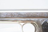 Scarce COLT Model 1902 Semi-Automatic .38 ACP Caliber SPORTING Pistol C&R
RARE; 1 of 6,927 “Sporting” Models Manufactured - 4 of 15