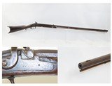 CIVIL WAR Era Antique PERIN & GAFF Mfg. .38 Percussion Long Rifle HOMESTEAD FRONTIER/PIONEER Era Cincinnati, Ohio Rifle