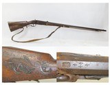 CARVED STOCK Antique EUROPEAN Percussion Conversion SPORTING Shotgun SLING
GERMANIC Style with SPANISH Style MAKERS Mark - 1 of 18