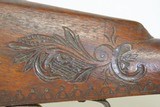 CARVED STOCK Antique EUROPEAN Percussion Conversion SPORTING Shotgun SLING
GERMANIC Style with SPANISH Style MAKERS Mark - 6 of 18