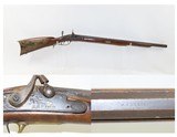 ENGRAVED Antique H. SHEETS .42 Percussion Conversion SPORTING Rifle
Early 1800s VIRGINIA w/M.M. MASLIN Lock & PEEP SIGHT - 1 of 19