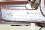 ENGRAVED Antique WILKINSON & SON 16 Gauge Double Barrel Percussion SHOTGUNBritish SIDE BY SIDE Shotgun with GRIP SAFETY - 6 of 20