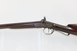 ENGRAVED Antique WILKINSON & SON 16 Gauge Double Barrel Percussion SHOTGUNBritish SIDE BY SIDE Shotgun with GRIP SAFETY - 4 of 20