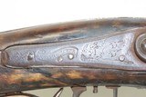 1850s ENGRAVED Antique .30 Perc. Small Caliber Long Rifle FRONTIER/HOMSTEAD HALF STOCK, BACK ACTION Rifle with GOLCHER LOCK - 6 of 19