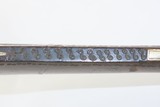 1850s ENGRAVED Antique .30 Perc. Small Caliber Long Rifle FRONTIER/HOMSTEAD HALF STOCK, BACK ACTION Rifle with GOLCHER LOCK - 10 of 19