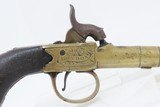 ENGRAVED British Antique BOXLOCK FLINTLOCK POCKET/MUFF Pistol by TWIGG .42
NICE Screw Barrel FLINTLOCK from the Early-1800s - 17 of 18