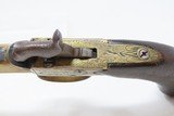 ENGRAVED British Antique BOXLOCK FLINTLOCK POCKET/MUFF Pistol by TWIGG .42
NICE Screw Barrel FLINTLOCK from the Early-1800s - 8 of 18