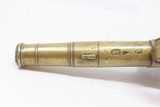 ENGRAVED British Antique BOXLOCK FLINTLOCK POCKET/MUFF Pistol by TWIGG .42
NICE Screw Barrel FLINTLOCK from the Early-1800s - 13 of 18