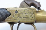 ENGRAVED British Antique BOXLOCK FLINTLOCK POCKET/MUFF Pistol by TWIGG .42
NICE Screw Barrel FLINTLOCK from the Early-1800s - 14 of 18