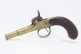 ENGRAVED British Antique BOXLOCK FLINTLOCK POCKET/MUFF Pistol by TWIGG .42
NICE Screw Barrel FLINTLOCK from the Early-1800s - 2 of 18