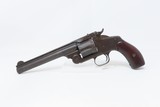 c1877 SMITH & WESSON New Model No. 3 .44 RUSSIAN FRONTIER WILD WEST Antique With Period Leather Flap Field Holster - 2 of 17