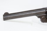 c1877 SMITH & WESSON New Model No. 3 .44 RUSSIAN FRONTIER WILD WEST Antique With Period Leather Flap Field Holster - 5 of 17