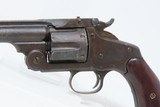 c1877 SMITH & WESSON New Model No. 3 .44 RUSSIAN FRONTIER WILD WEST Antique With Period Leather Flap Field Holster - 4 of 17