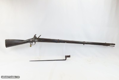 c1836ELI WHITNEY US Model 1816/22 FLINTLOCK Musket .69 NEW HAVENAntique One of 24,000 Muskets Produced, with SOCKET BAYONET - Image 2 of 20