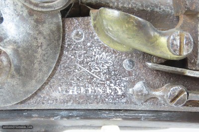 c1836ELI WHITNEY US Model 1816/22 FLINTLOCK Musket .69 NEW HAVENAntique One of 24,000 Muskets Produced, with SOCKET BAYONET - Image 7 of 20