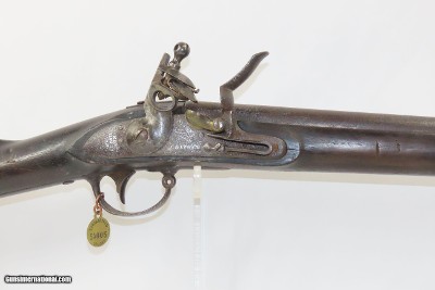 c1836ELI WHITNEY US Model 1816/22 FLINTLOCK Musket .69 NEW HAVENAntique One of 24,000 Muskets Produced, with SOCKET BAYONET - Image 4 of 20