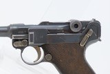 1917 ERFURT Arsenal P08 GERMAN LUGER Pistol 9x19 Parabellum WORLD WAR I C&R IMPERIAL GERMAN MILITARY SIDEARM - 4 of 22