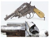 BELGIAN GASSER VERO MONTENEGRO 11.3 Revolver ENGRAVED Bone Grip Leopold C&R Montenegrin King’s Favored & Decreed Sidearm - 1 of 20