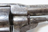 BELGIAN GASSER VERO MONTENEGRO 11.3 Revolver ENGRAVED Bone Grip Leopold C&R Montenegrin King’s Favored & Decreed Sidearm - 16 of 20